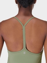 Sweaty Betty Green Soft Flow 2-In-1 Bra Tank - Image 7 of 9