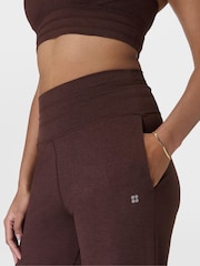 Sweaty Betty Brown 29 inch inside seam Gaia Marl Performance Yoga Joggers - Image 5 of 6