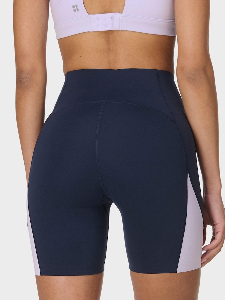 Sweaty Betty Black 6" Inseam Power UltraSculpt High Waist 6" Shorts - Image 2 of 6
