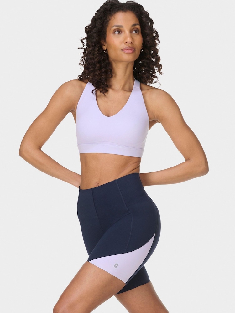 Sweaty Betty Black 6" Inseam Power UltraSculpt High Waist 6" Shorts - Image 4 of 6