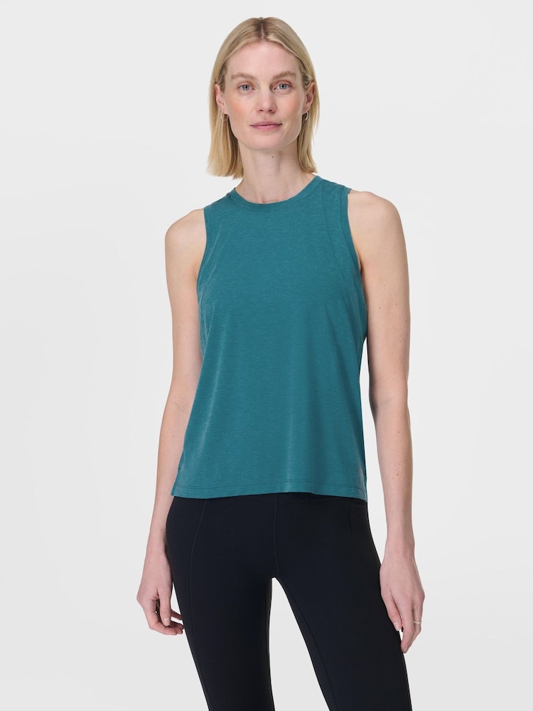 Sweaty Betty Blue Soft Flow Studio Tank Top - Image 2 of 7