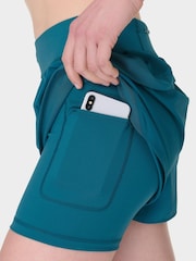 Sweaty Betty Blue Tempo Run Shorts - Image 4 of 8