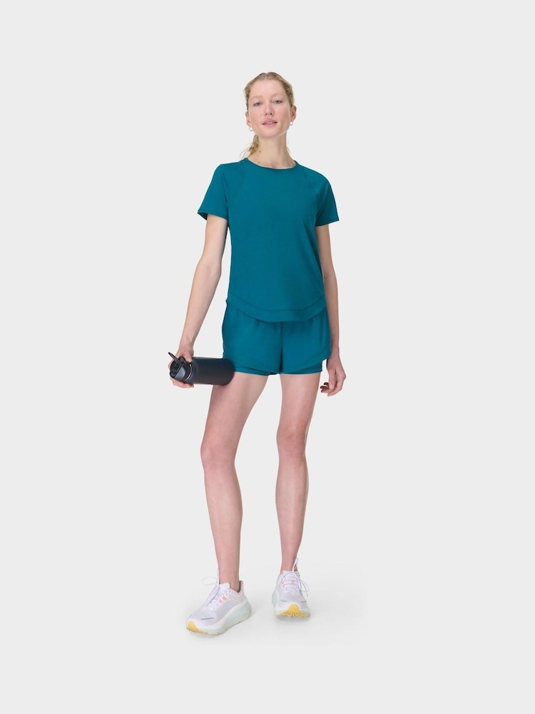 Sweaty Betty Blue Tempo Run Shorts - Image 7 of 8