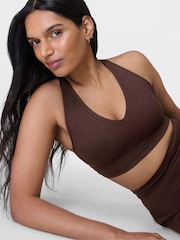 Sweaty Betty Brown Gaia Yoga Bra - Image 4 of 7