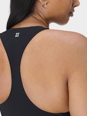 Sweaty Betty Black Tide Zip Through Performance Swimsuit - Image 5 of 6