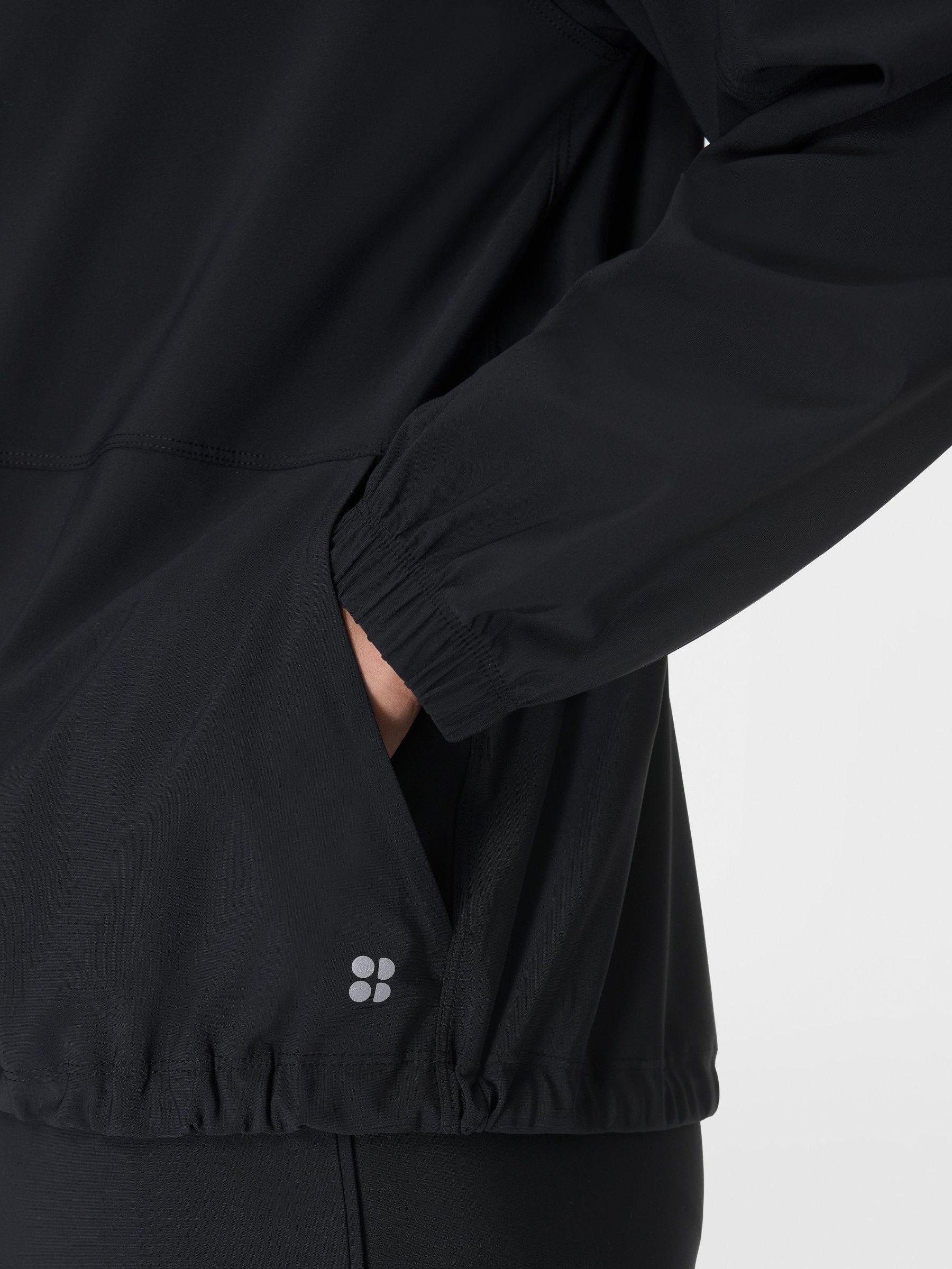 Buy Sweaty Betty Black Explorer Zip Through Midlayer Hoodies from