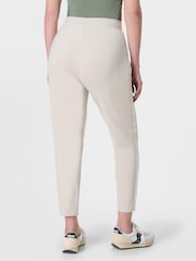 Sweaty Betty Cream 25 inch inside seam Explorer Side Stripe 25" Trousers - Image 3 of 7