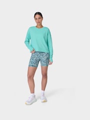 Sweaty Betty Blue After Class Crop Sweatshirt - Image 3 of 7