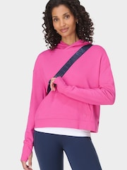 Sweaty Betty Fuchsia Pink After Class Sweatshirt - Image 4 of 7