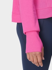 Sweaty Betty Fuchsia Pink After Class Sweatshirt - Image 5 of 7
