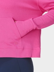Sweaty Betty Fuchsia Pink After Class Sweatshirt - Image 6 of 7