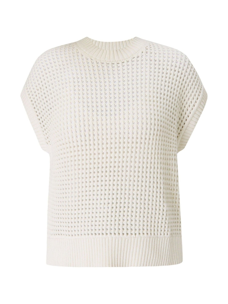 Sweaty Betty White Tides High Sleeveless 100% Cotton Jumper - Image 6 of 6 Sweaty Betty White Tides High Sleeveless 100% Cotton Jumper - Image 6 of 6