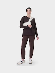 Sweaty Betty Brown After Class Longline Sweatshirt - Image 4 of 8
