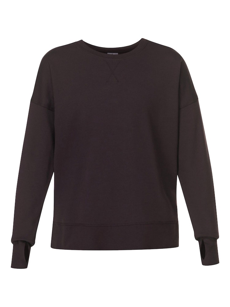 Sweaty Betty Brown After Class Longline Sweatshirt - Image 8 of 8