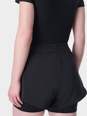 Sweaty Betty Black Get Set 2-in-1 Multi-Train Shorts - Image 3 of 7