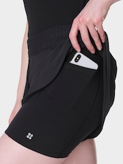 Sweaty Betty Black Get Set 2-in-1 Multi-Train Shorts - Image 5 of 7