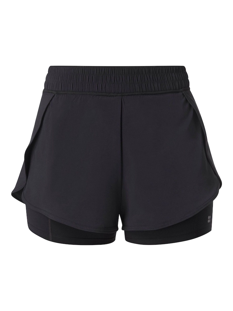 Sweaty Betty Black Get Set 2-in-1 Multi-Train Shorts - Image 7 of 7