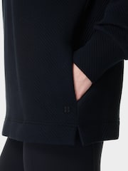 Sweaty Betty Black Radiant Half Zip Sweatshirt - Image 6 of 7