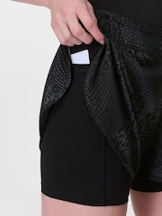 Sweaty Betty Grey Get Set 2-in-1 Multi-Train Shorts - Image 4 of 9