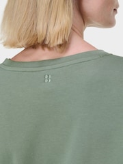 Sweaty Betty Willow Green After Class Longline Sweatshirt - Image 4 of 8