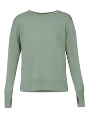 Sweaty Betty Willow Green After Class Longline Sweatshirt - Image 8 of 8
