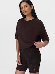 Sweaty Betty Brown After Class Short Sleeve Sweatshirt - Image 2 of 7