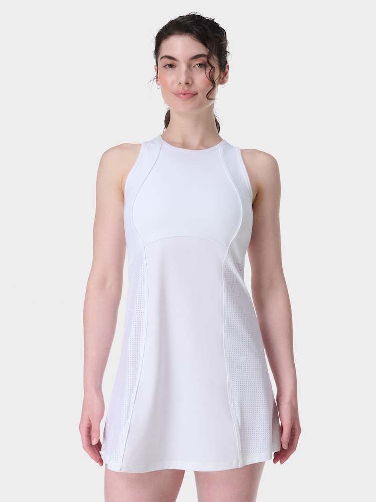 Sweaty Betty White Racket Tennis Dress - Image 2 of 5