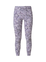 Sweaty Betty Purple Meadow Print Full Length Power Workout Leggings - Image 9 of 9