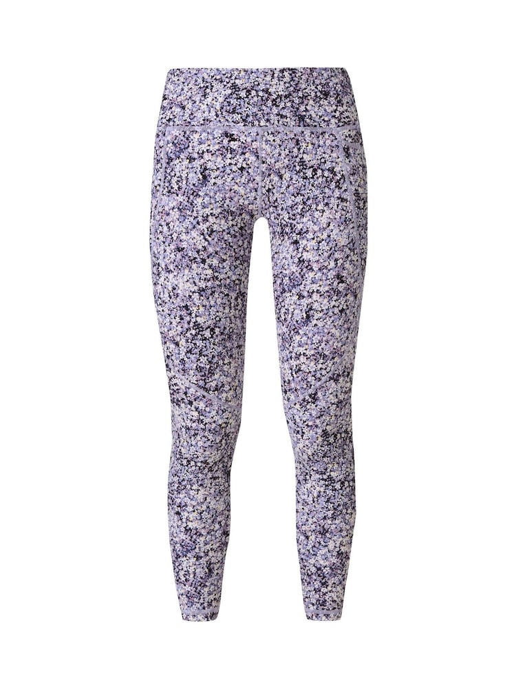 Sweaty Betty Purple Meadow Print Full Length Power Workout Leggings - Image 9 of 9