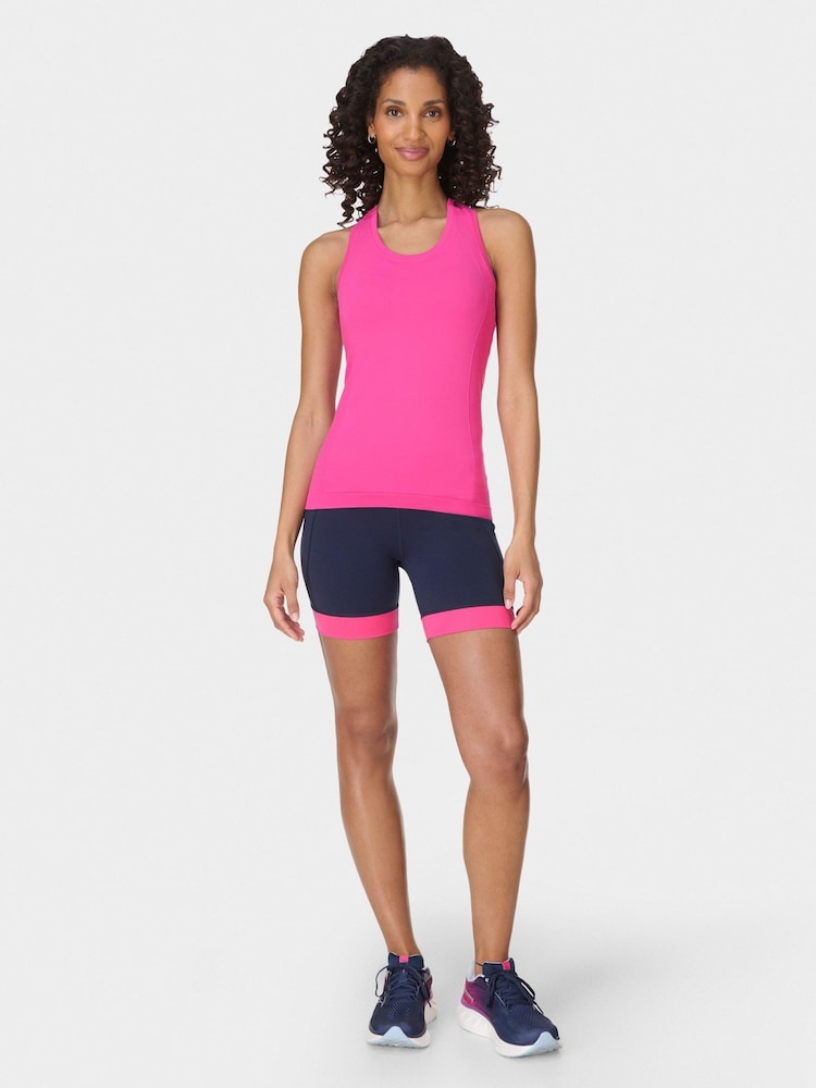 Sweaty Betty Pink Athlete Seamless Workout Tank Top - Image 3 of 7