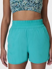 Sweaty Betty Blue 7/8 Length Power UltraSculpt High Waist 6" Shorts - Image 1 of 7