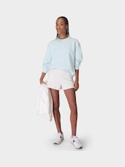 Sweaty Betty Blue Green Revive Crew Neck Sweatshirt - Image 4 of 6