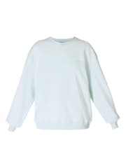 Sweaty Betty Blue Green Revive Crew Neck Sweatshirt - Image 6 of 6