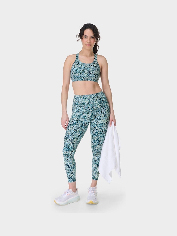 Sweaty Betty Blue 7/8 Length Power Workout Leggings - Image 1 of 9
