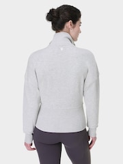 Sweaty Betty Grey After Class Zip-Up Sweatshirt - Image 2 of 6