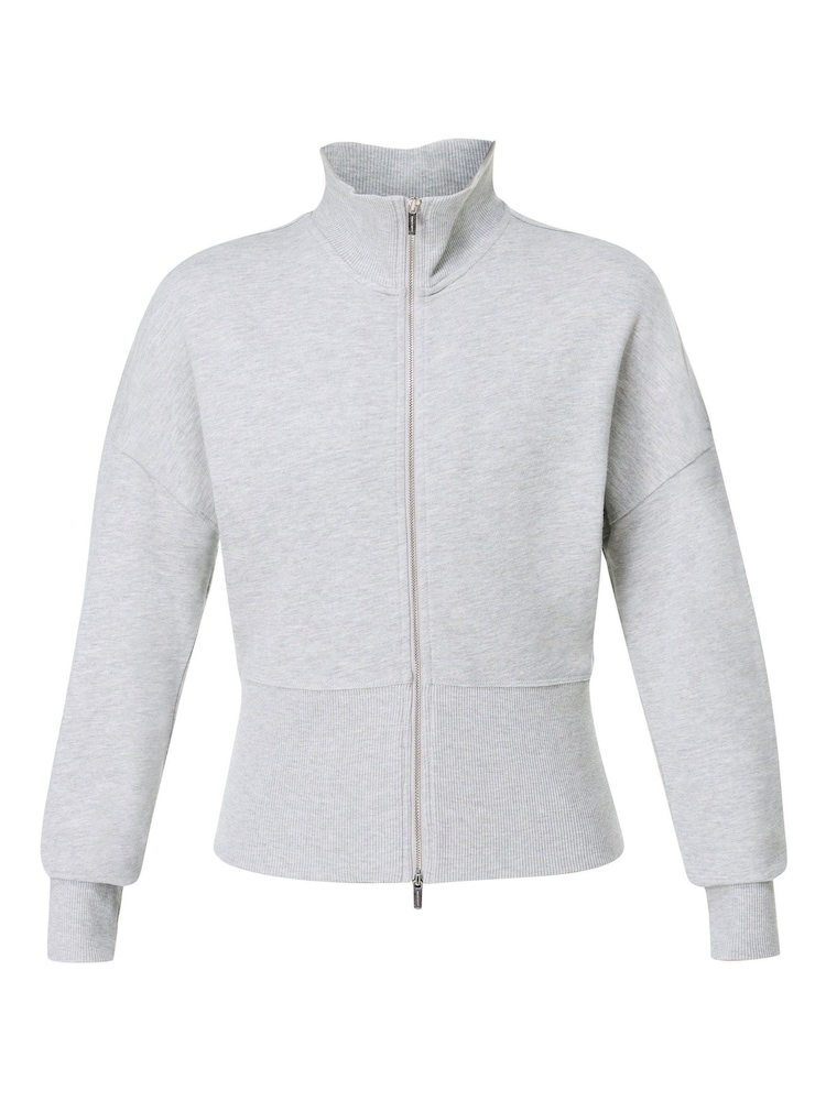Sweaty Betty Grey After Class Zip-Up Sweatshirt - Image 6 of 6