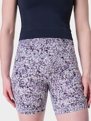 Morado - Pantalones cortos de ciclista de 6" Power de Sweaty Betty - Imagen 2 de 5
