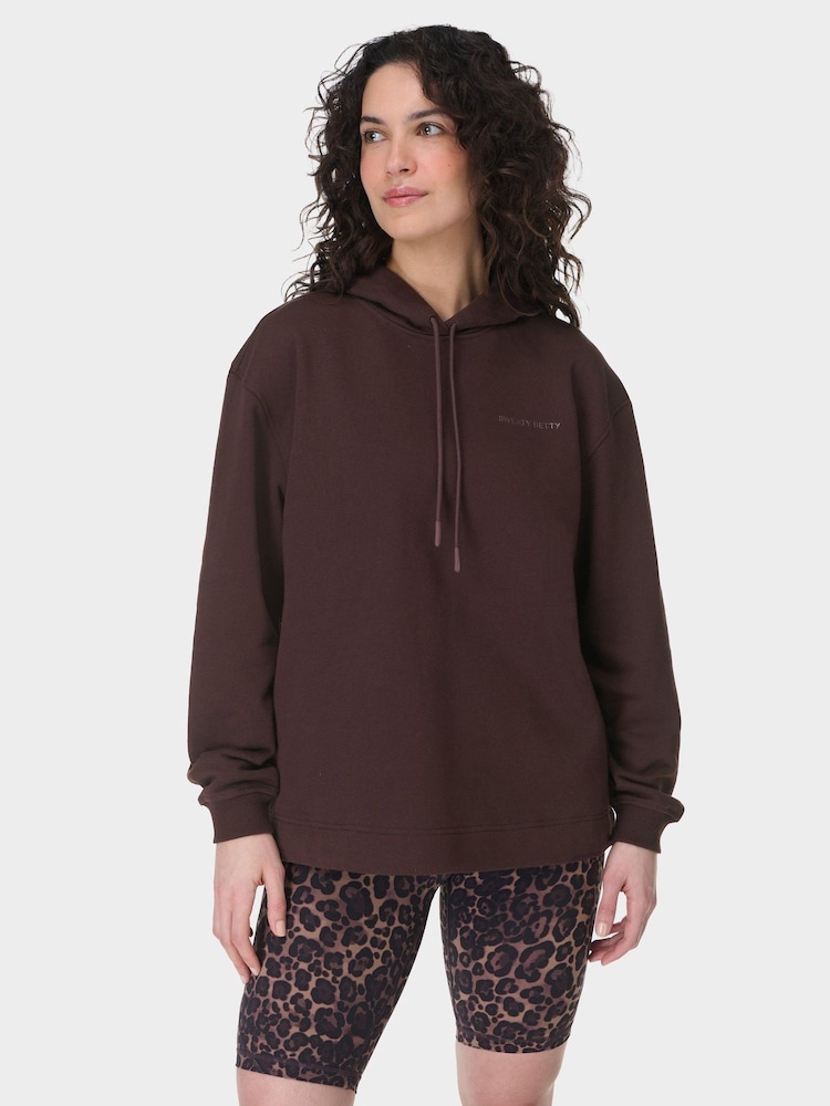 Sweaty Betty Brown Revive Longline Hoodie - Image 1 of 7