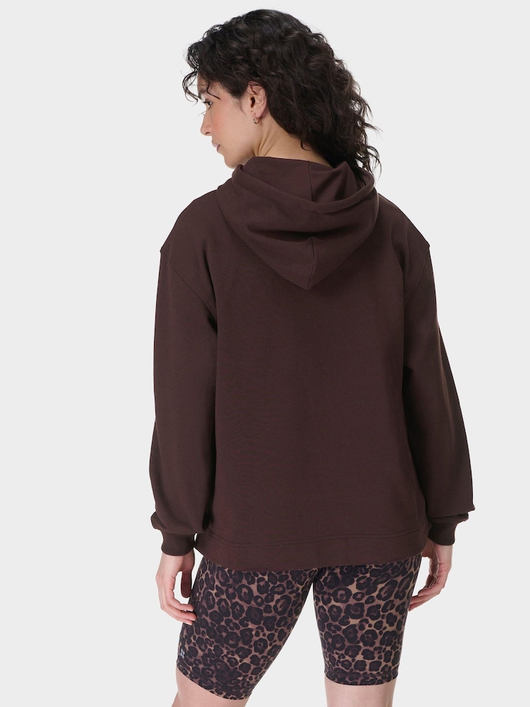 Sweaty Betty Brown Revive Longline Hoodie - Image 2 of 7