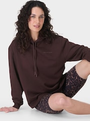 Sweaty Betty Brown Revive Longline Hoodie - Image 3 of 7