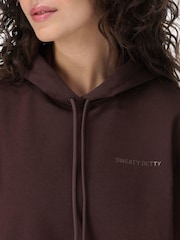 Sweaty Betty Brown Revive Longline Hoodie - Image 5 of 7