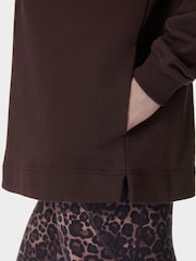 Sweaty Betty Brown Revive Longline Hoodie - Image 6 of 7