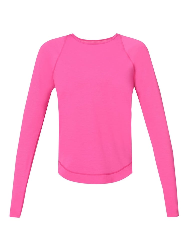 Sweaty Betty Pink Breathe Easy Long Sleeve Top - Image 7 of 7