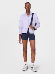 Sweaty Betty Purple After Class Zip-Up Sweatshirt - Image 3 of 7