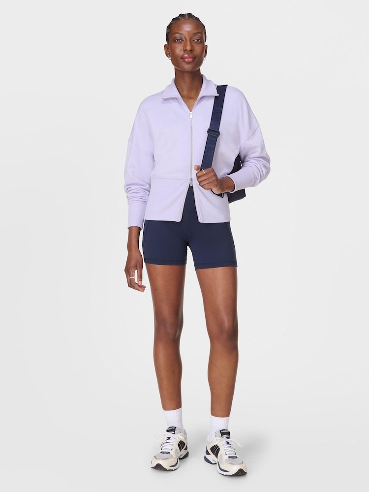 Violet - Sweat zippé Betty en sueur après les cours - Image 2 de 6