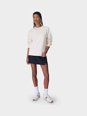 Sweaty Betty White Wind Down Crew Neck Pullover Jumper - Image 3 of 6