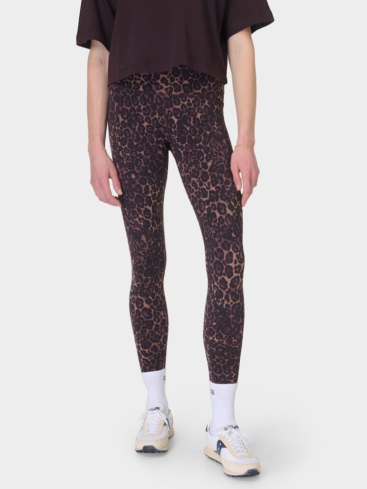 Sweaty Betty Brown Full Length Power Workout Leggings - Image 1 of 9