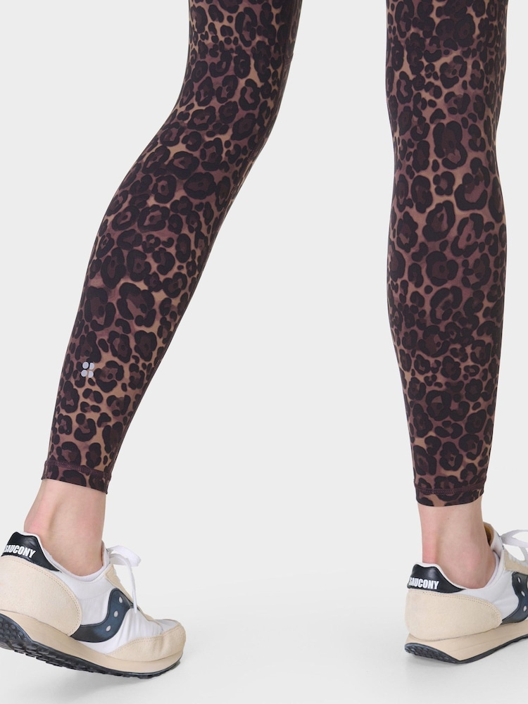 Sweaty Betty Brown Full Length Power Workout Leggings - Image 5 of 9