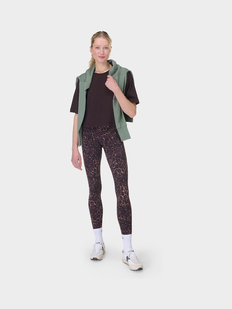 Sweaty Betty Brown Full Length Power Workout Leggings - Image 8 of 9