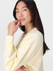 Sweaty Betty Yellow Sand Wash CloudWeight Sweatshirt - Image 1 of 1